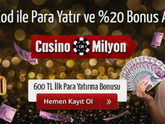 Casinomilyon Casino QR Kod Bonusu ile 250 TL Verecek