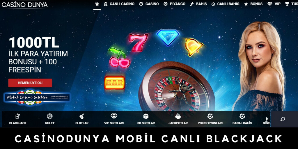 Casinodunya mobil canlı blackjack