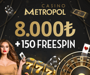 CasinoMetropol 8000 TL bonus